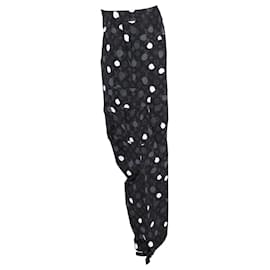 Louis Vuitton-Louis Vuitton x Yayoi Kusama Painted Dots Cargo Trousers in Black Cotton-Black