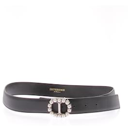 Autre Marque-Non Signé / Unsigned belts T.cm 95 Leather-Black
