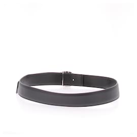 Autre Marque-Non Signé / Unsigned belts T.cm 95 Leather-Black