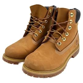 TIMBERLAND Botas de tobillo T.EU 38 Cuero Camello