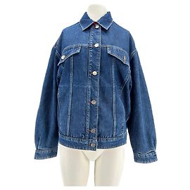 CLAUDIE PIERLOT Chaquetas T.FR 36 Algodón Azul