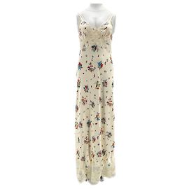 PACO RABANNE Kleider T.FR 34 Polyester Beige