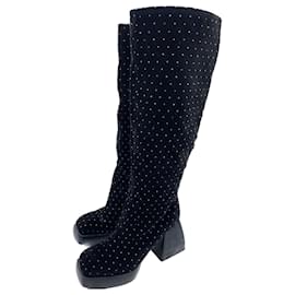Autre Marque-Nodaleto boots T.EU 37 Velvet-Black