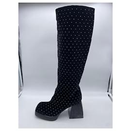 Autre Marque-Nodaleto boots T.EU 37 Velvet-Black