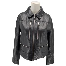 The Kooples jackets T.0-5 3 Leather Black