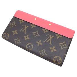 Louis Vuitton-Louis Vuitton Monogram Portefeuille Pallas Long Wallet-Pink