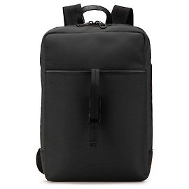Bottega Veneta Gray Canvas Backpack Brown Dark grey