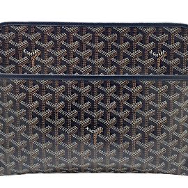 Goyard Jouvance MM Dinhambas Clutch Bag Brown Black
