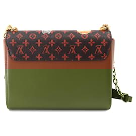 Louis Vuitton-Louis Vuitton Monogram Catgram Sac Twist MM Chain Shoulder Bag-Brown