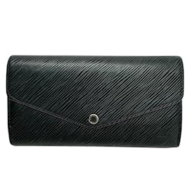 Louis Vuitton-Louis Vuitton Portefeuille Sarah Epi Long Wallet-Black,Pink