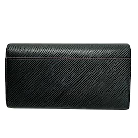 Louis Vuitton-Louis Vuitton Portefeuille Sarah Epi Long Wallet-Black,Pink