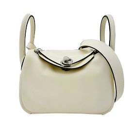 Hermès Sac à main mini Hermes Lindy Verso Swift Nata Sesame B Stamp Autre