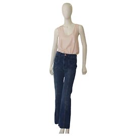 See by Chloé Pantaloni in velluto blu Blu