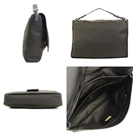 Fendi-Fendi Khaki Nylon Shoulder Bag-Khaki