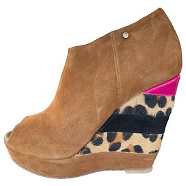 Just Cavalli Ankle Boots Brown