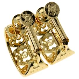 Céline-Celine Diamond Earrings in 18K Yellow Gold-Other