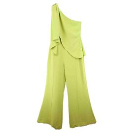 Elie Saab Grüner Overall Grün