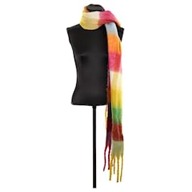 Acne Cachecol de lã Multicor