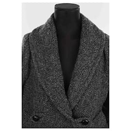 SéZane-Wool coat-Dark grey
