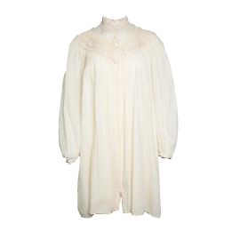 Forte Forte, vestido mini com bolinhas e detalhes em crochê Outro