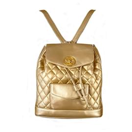 Chanel-Super Rare Vintage 1990s Backpack-Golden