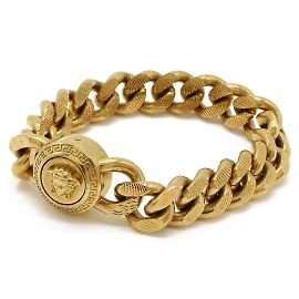 Bracelet Chaîne Méduse Versace Doré