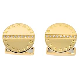Bulgari Bvlgari Double Diamond Manschettenknöpfe aus 18K Gelbgold Andere