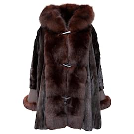 Dior-Christian Dior Boutique Fourrure Fur Coat-Brown