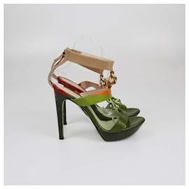 Fendi-FENDI Sandals T.EU  Leather-Multiple colors