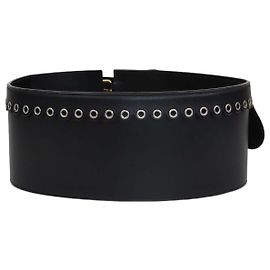 Cintura DIOR T.cm 34 in pelle Nero