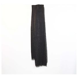 Sciarpe LORO PIANA T. Seta Nero
