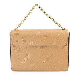 Louis Vuitton-Louis Vuitton Epi Twist MM 2way Chain Hand Shoulder Bag-Black,Beige