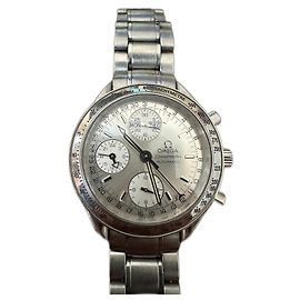Omega Speedmaster Automático triplo data Hardware prateado