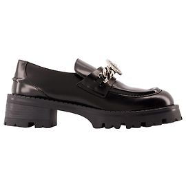 Sapatilhas Alia - Versace - Couro - Preto Preto