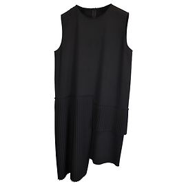 Maison Martin Margiela Robe plissée MM6 Maison Margiela en polyester noir Noir