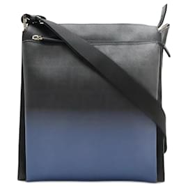 Fendi-Fendi Zucca Shoulder Bag-Black,Blue,Dark grey