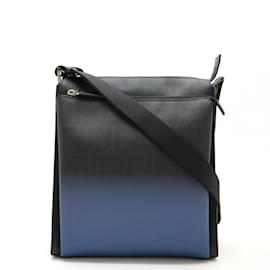 Fendi-Fendi Zucca Shoulder Bag-Black,Blue,Dark grey