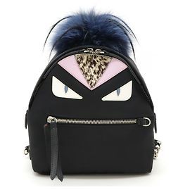Fendi Bag Bugs Monster Backpack Black Multiple colors