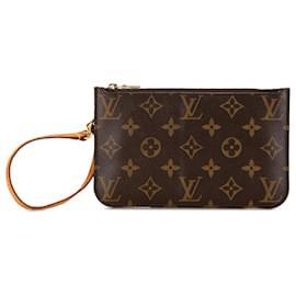 Louis Vuitton-Pochete Neverfull Monograma Marrom Louis Vuitton-Marrom