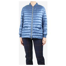 Herno Blaue Pufferjacke - Größe UK 10 Blau