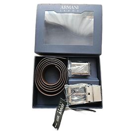 Emporio Armani Gürtel Schwarz