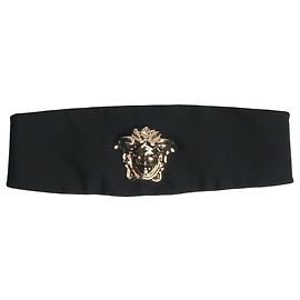 Versace Black Medusa headband Black