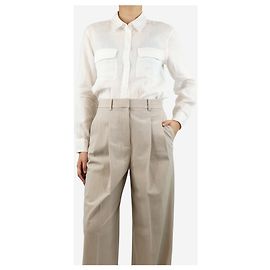 Equipment Camicia di lino bianca - taglia S Bianco