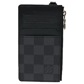 Louis Vuitton-LOUIS VUITTON Damier Graphite Play Phone 8 iPhone Case N60074 LV Auth 87852-Damier ebene