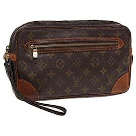 Louis Vuitton-LOUIS VUITTON Monogram Marly Dragonne GM Clutch Bag M51825 LV Auth bs16946-Monogram