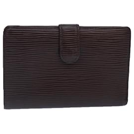 Louis Vuitton-LOUIS VUITTON Epi Porte Monnaie Billets Viennois Mocha M6324D LV Auth bs16925-Brown