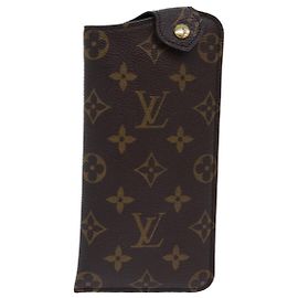Louis Vuitton Glasses Case Brown