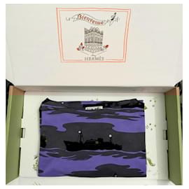 Hermès-Tops-Black,Blue,Orange,Dark green
