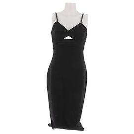 Victoria Beckham Kleid T.FR 38 Seide Schwarz