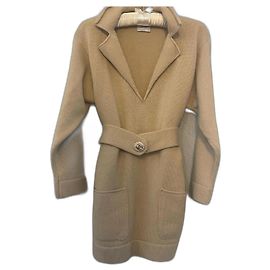 Tunika-Pullover aus 100% Kaschmir von Chanel Beige